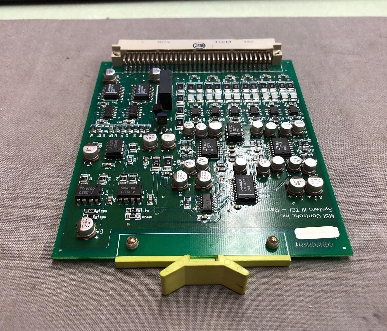 AMERICAN MSI CONTROLS SYSTEM III TCI-REV 7 C3201.010.066 CIRCUIT BOARD