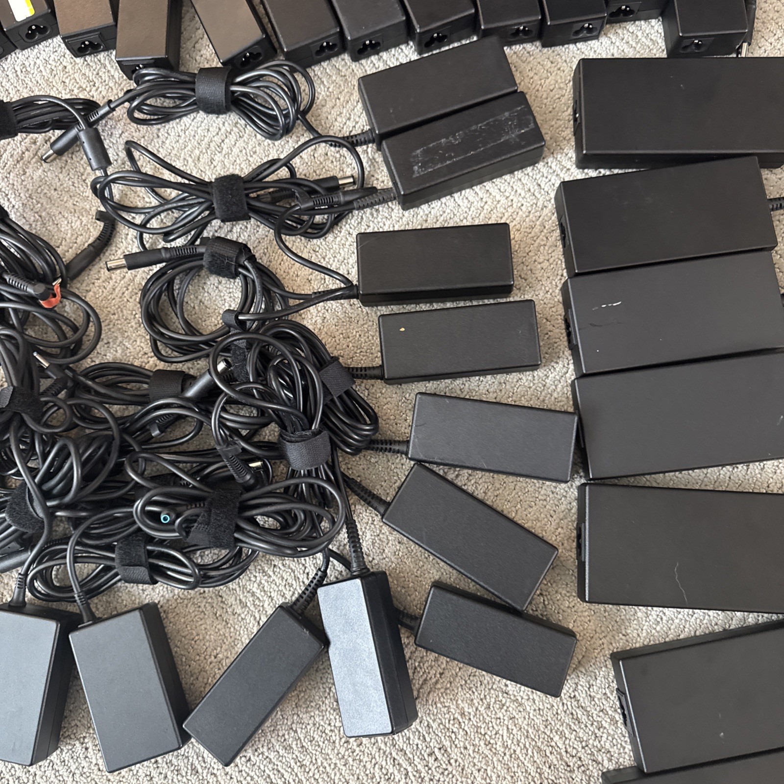 Lot of 39 HP AC Adapters. Multiple Models. Some Used Some New. Listing Untested