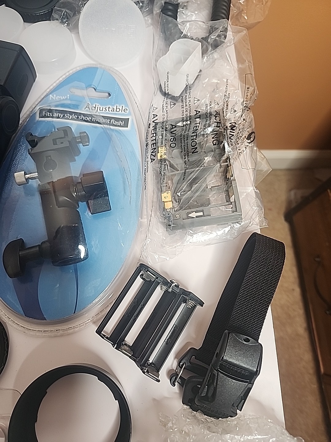 Assorted Lot Of Photography Equipment/ Parts ~ Cables, Electronics ~ AS IS Mixed
