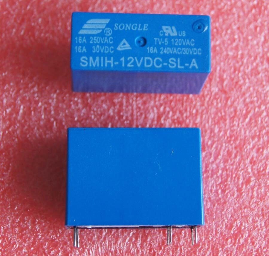 10PCS SMIH-12VDC-SL-A 12VDC ORIGINAL SONGLE Relay 6PIN