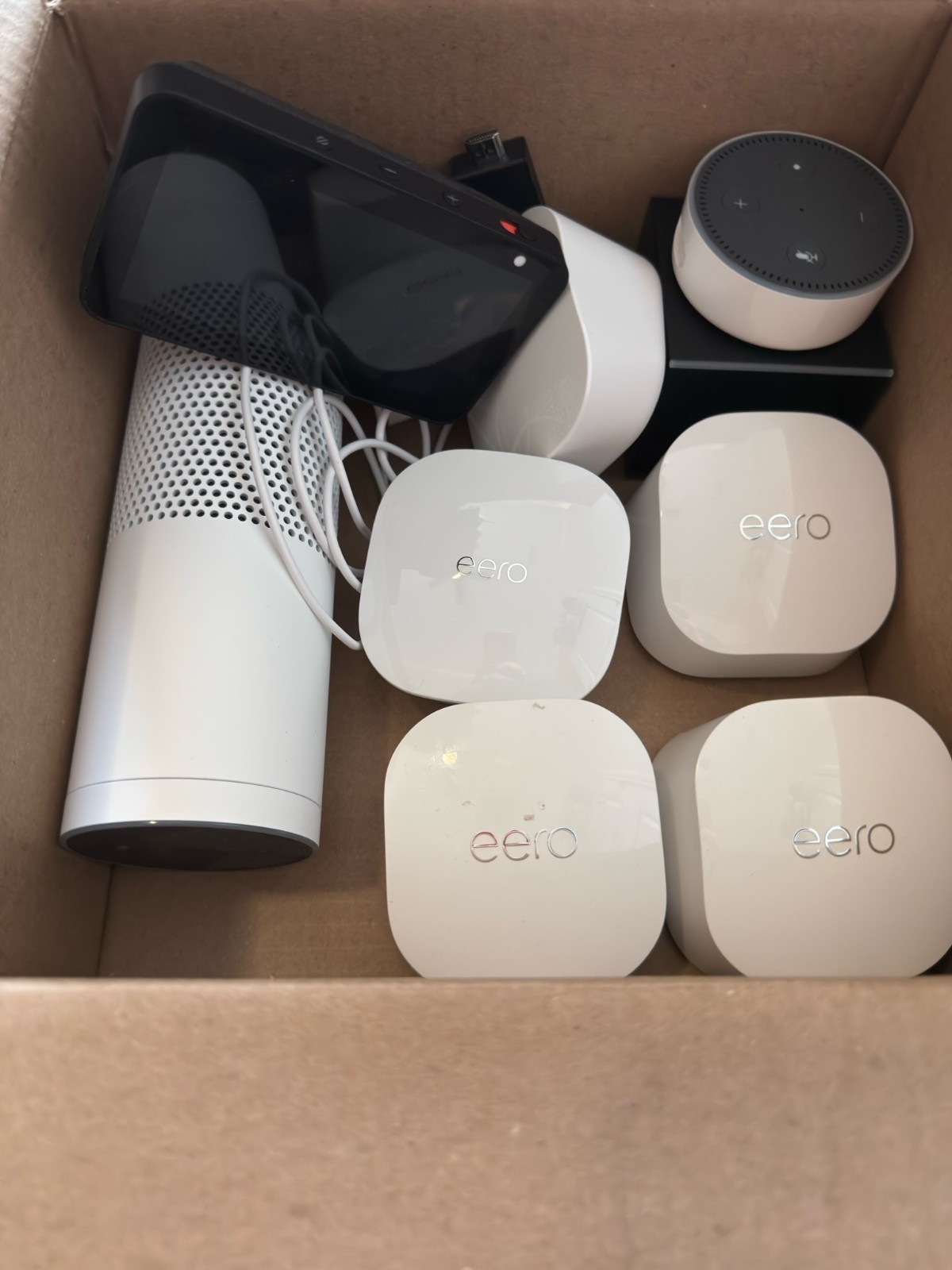 Amazon Smart Home Lot Echo Show Eero 6+ Fire Cube Stick Dot Bundle