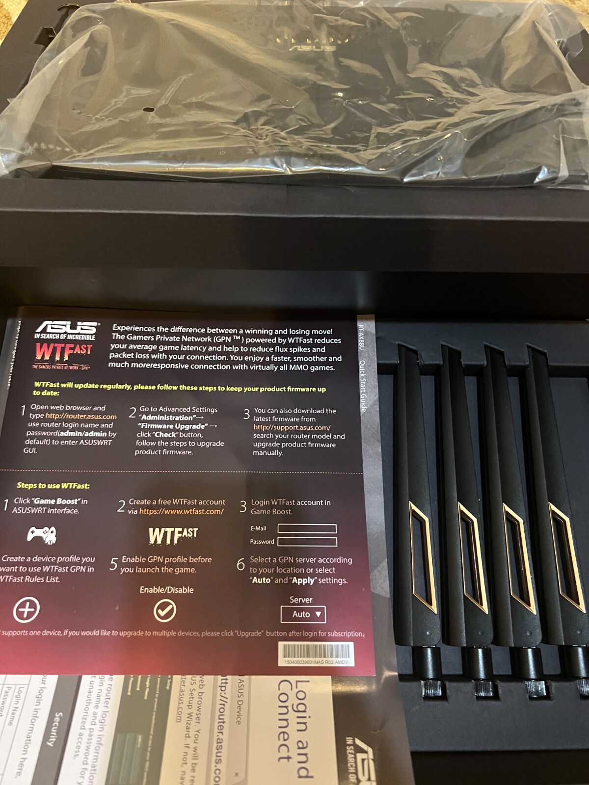 ASUS AX6000 WiFi 6 Gaming Router (RT-AX88U) – Dual Band Gigabit Wireless Router