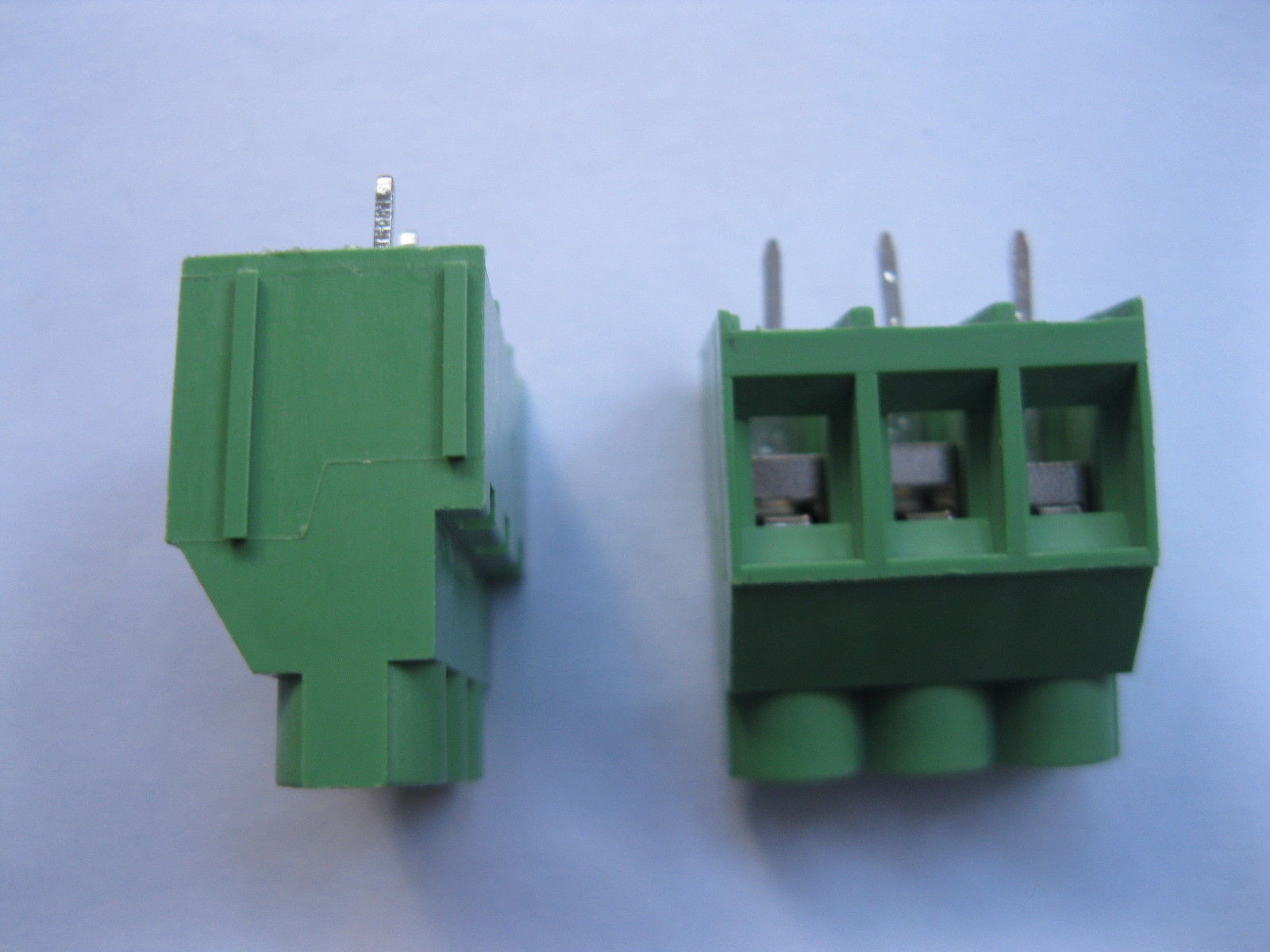 12 pcs Green 3pin/way 6.35mm Screw Terminal Block Connector Wire Cage Type DC635