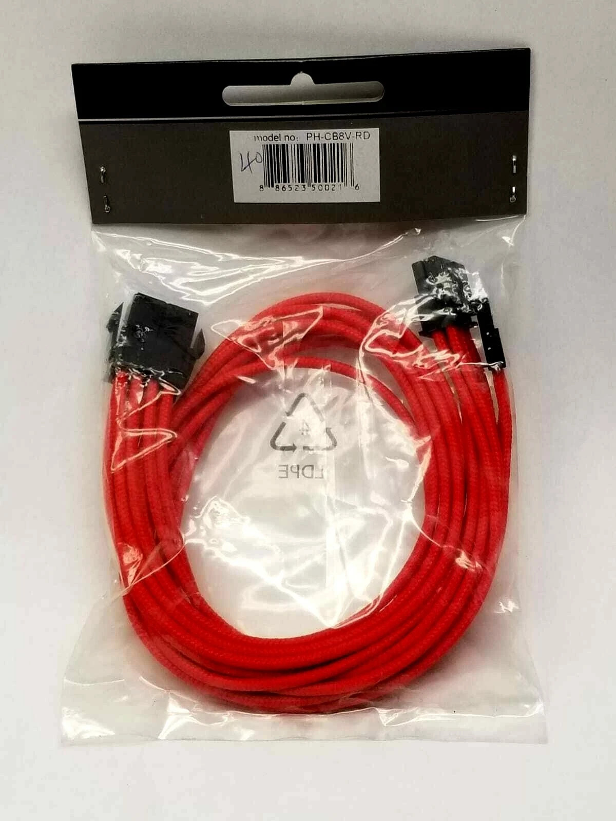 Phanteks PH-CB8V-RD 8 Pin 6+2 PCI Express Cable 500mm Red