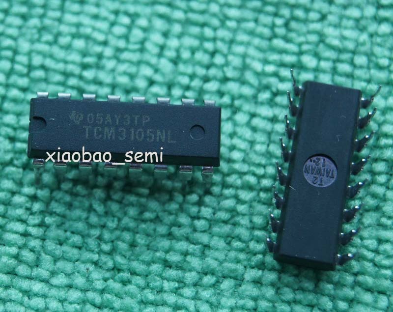 10pcs FSK MODEM IC TI DIP-16 TCM3105NL