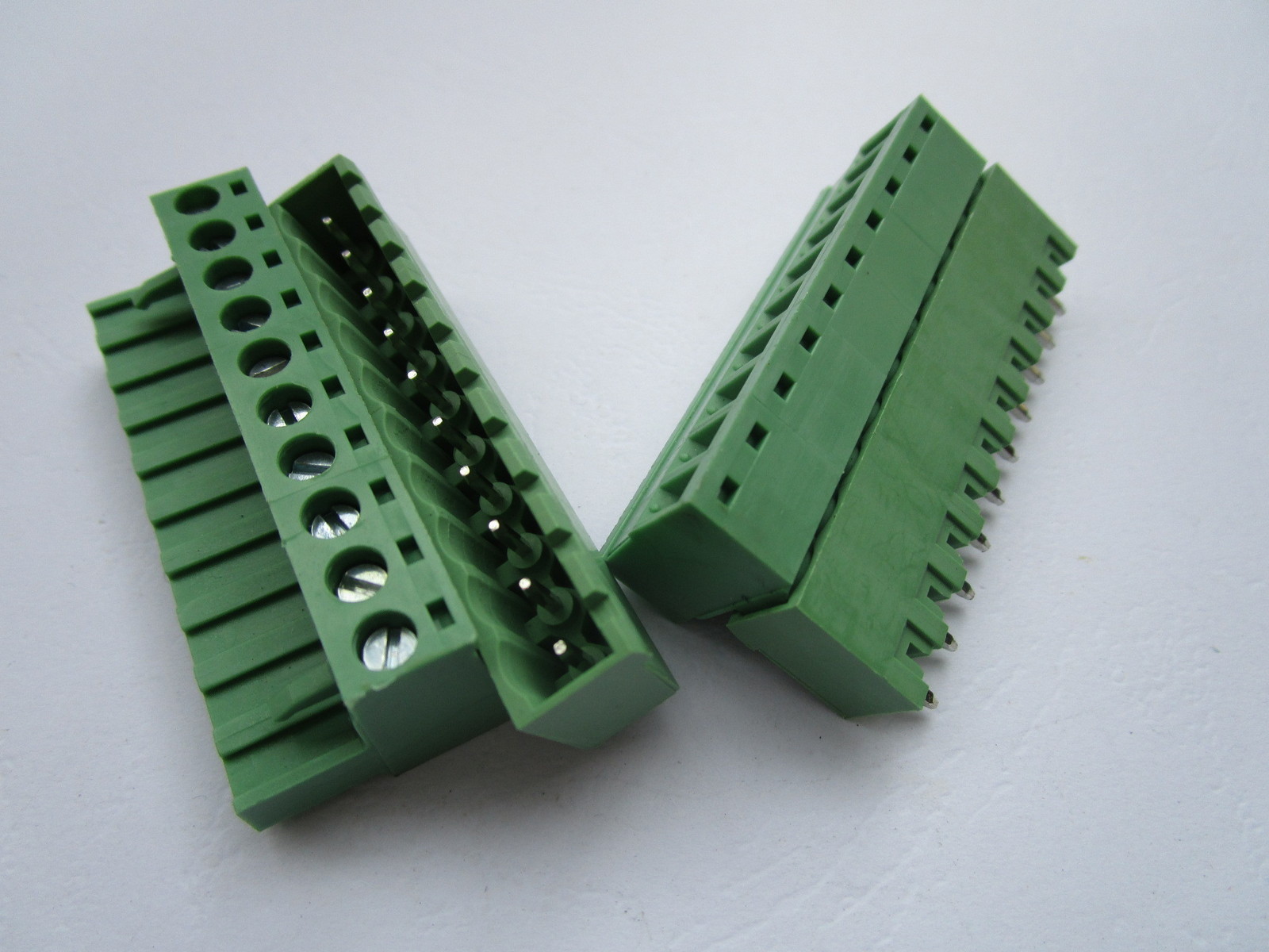 5 pcs Close Straight 10pin 5.08mm Screw Terminal Block Connector Pluggbale Type