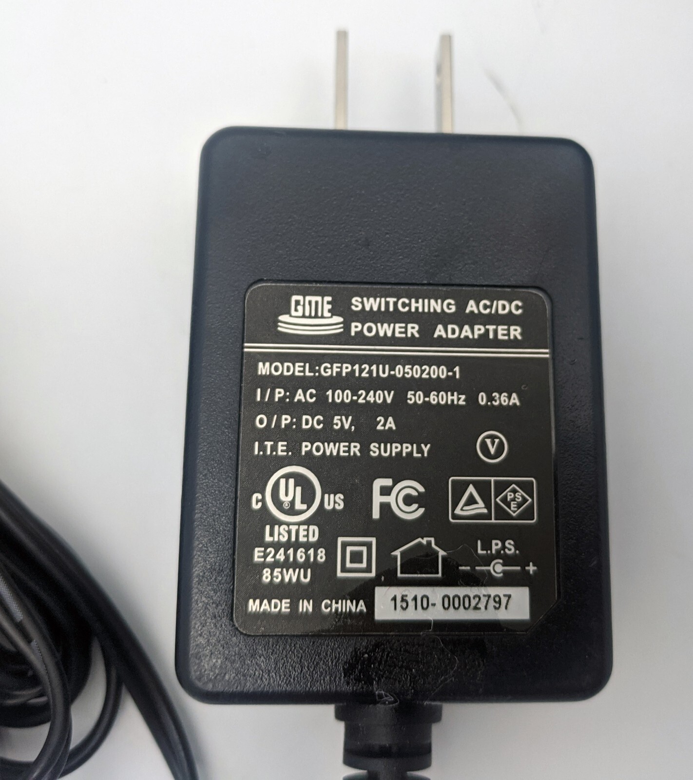 Mixed Lot 1x 4.5V 3x 5V QME ACIworld Linksys Hon-Kwang AC Wall Power Adapters