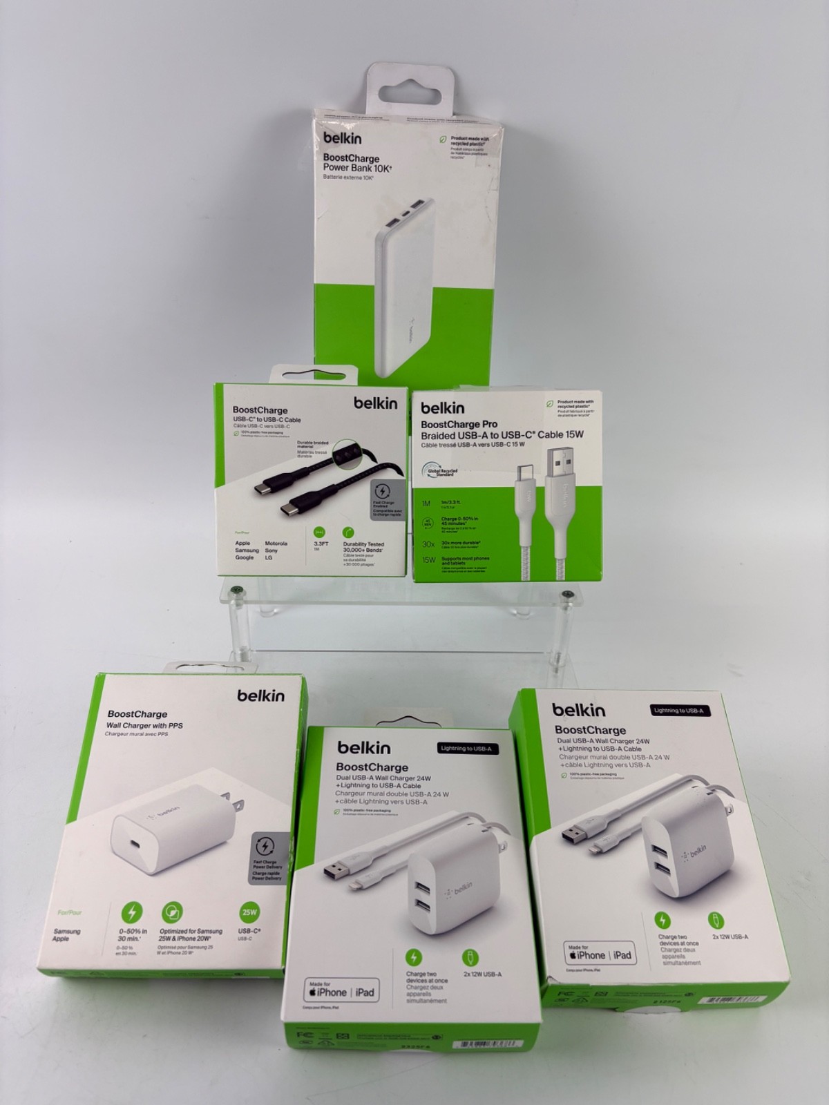 Belkin Boost Charge Variety Lot of 6 *Pleas read description*