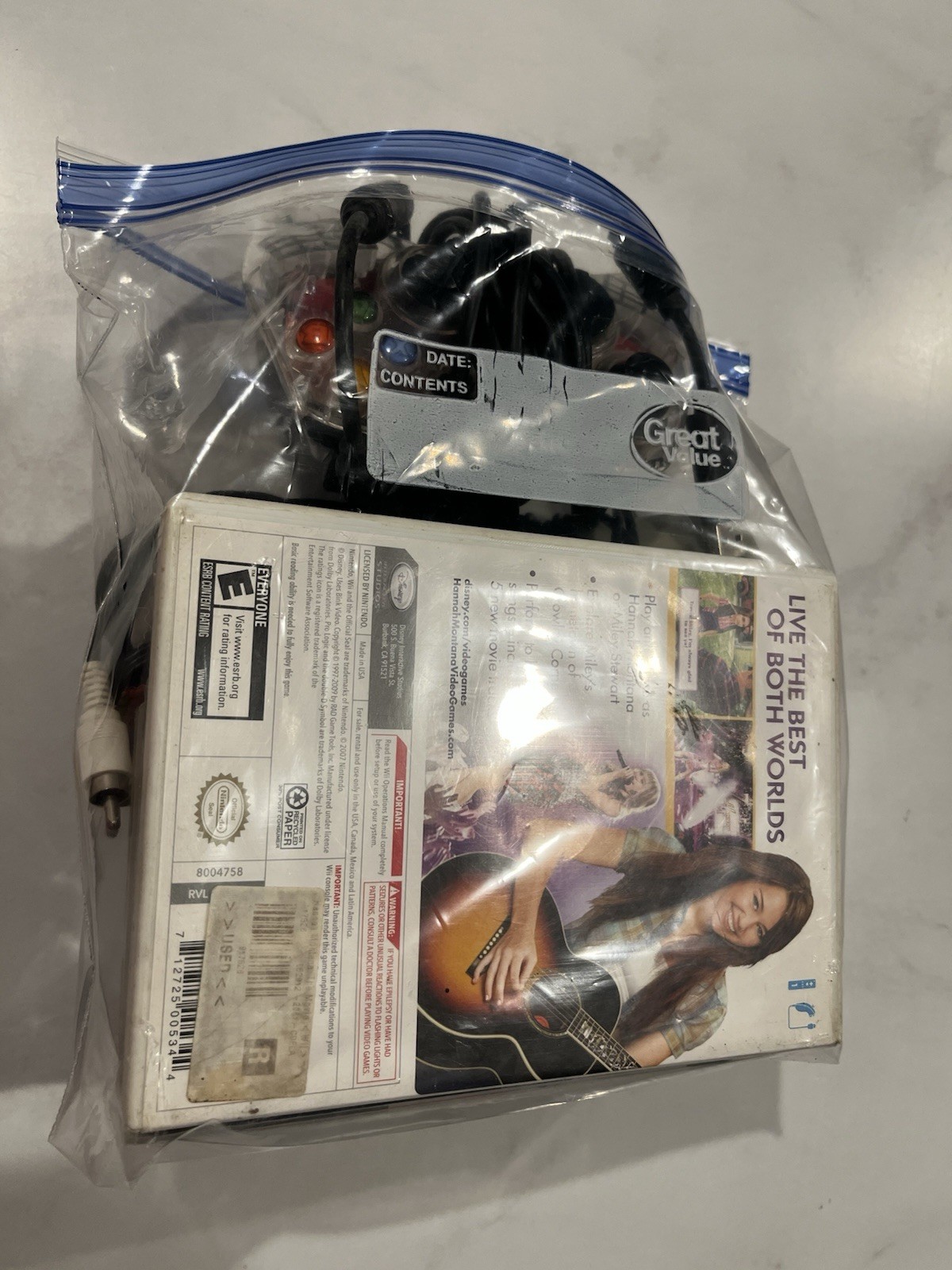 Random miscellaneous bag Controller, N64 Memory, DVD, ETC – CHEAP AS IS