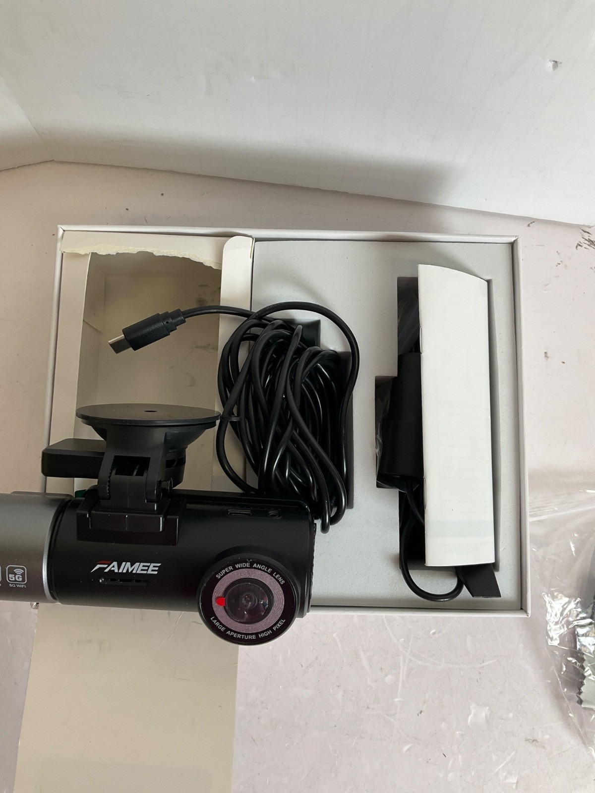 FAIMEE 4K Dual Dash Cam GPS 5.8G WiFi Ultra HD Car Camera Used Excellent