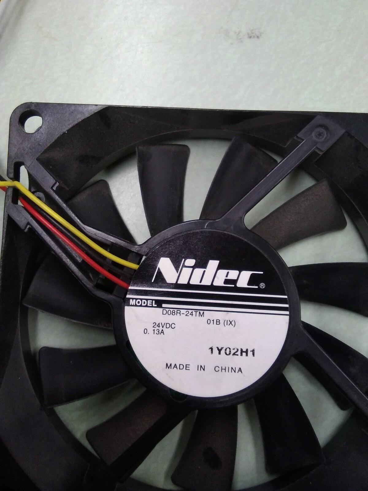 NIDEC D08R-24TM 01B（ix）24V 0.13A 3PIN
