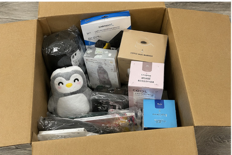 AMAZON Mystery Box General Merchandise Liquidations 12x12x12 Free Shipping