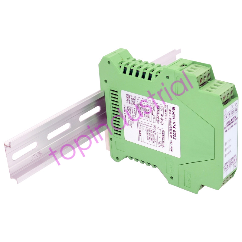 2-way RS-485 repeater industrial with optical isolation 2 in 2 out Lightning