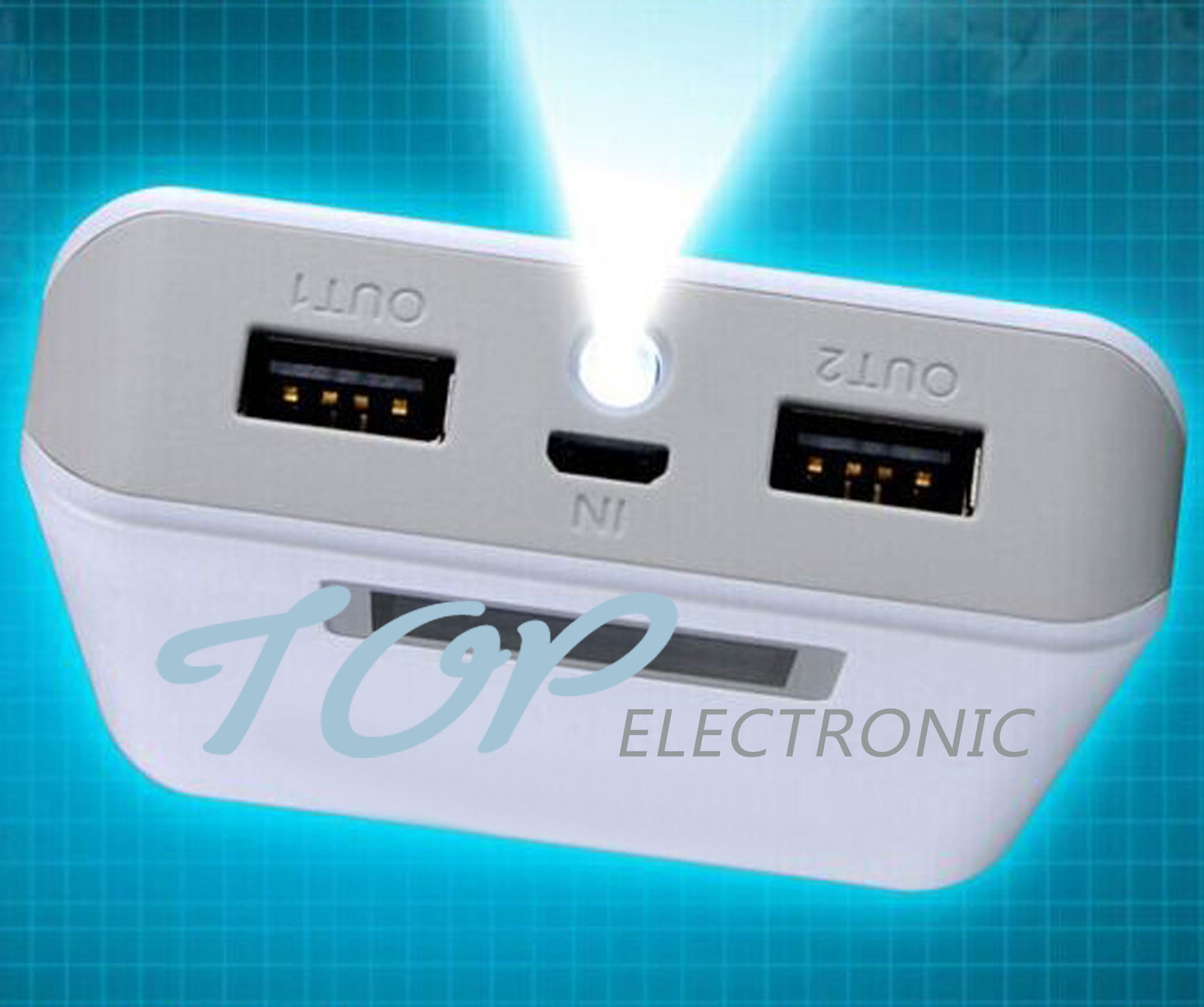 DIY Dual USB 5V 1A 2.1A Mobile Power Bank 18650 Battery Charger PCB +CASE