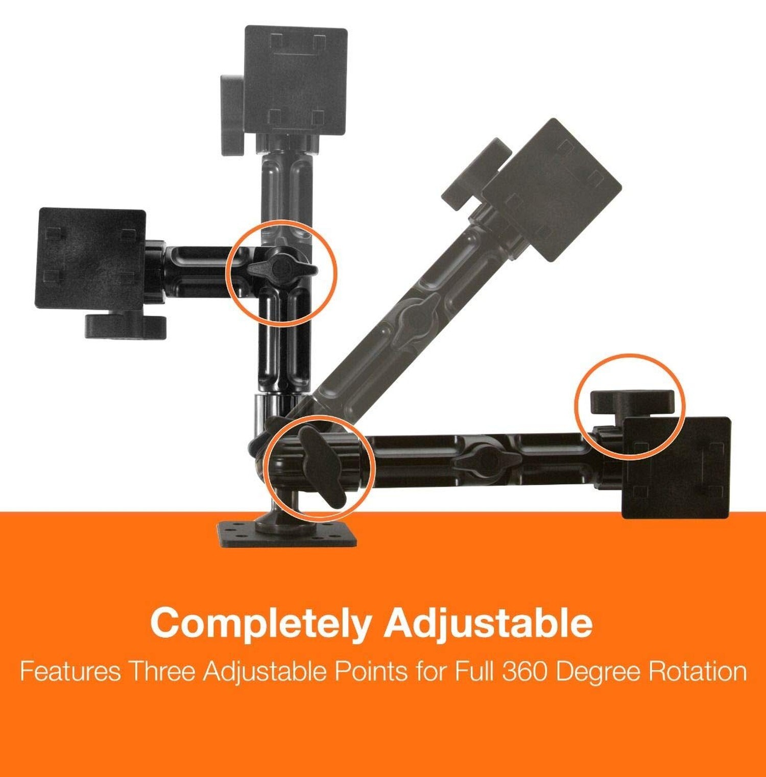 iBolt TabDock FixedPro 360 -Heavy Duty Metal 8″ Multi-Angle Drill Base Mount …
