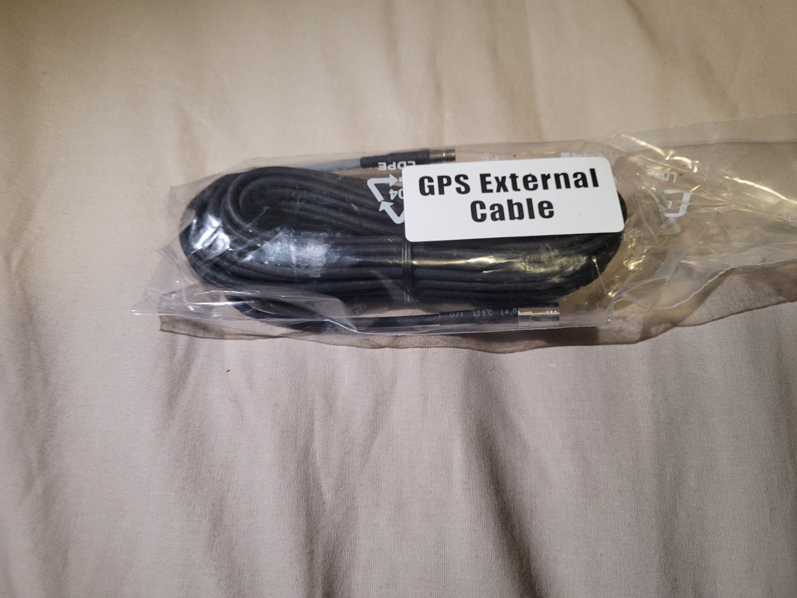 GPS External Antenna Cable Black – New