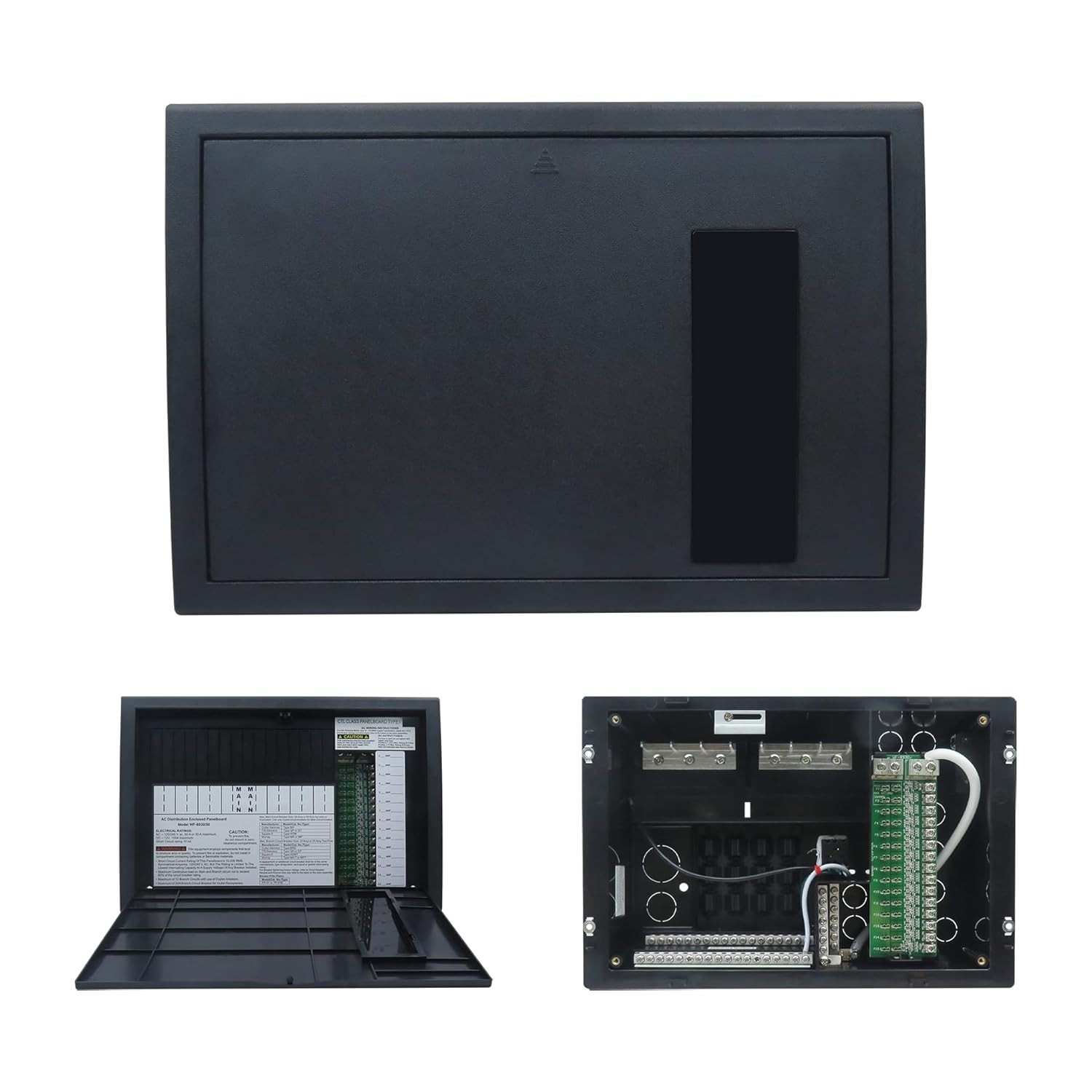 RV Electrical Panel Wf-8930/50NPB, AC Distribution Center 50 Amp w/ 27 Circuit