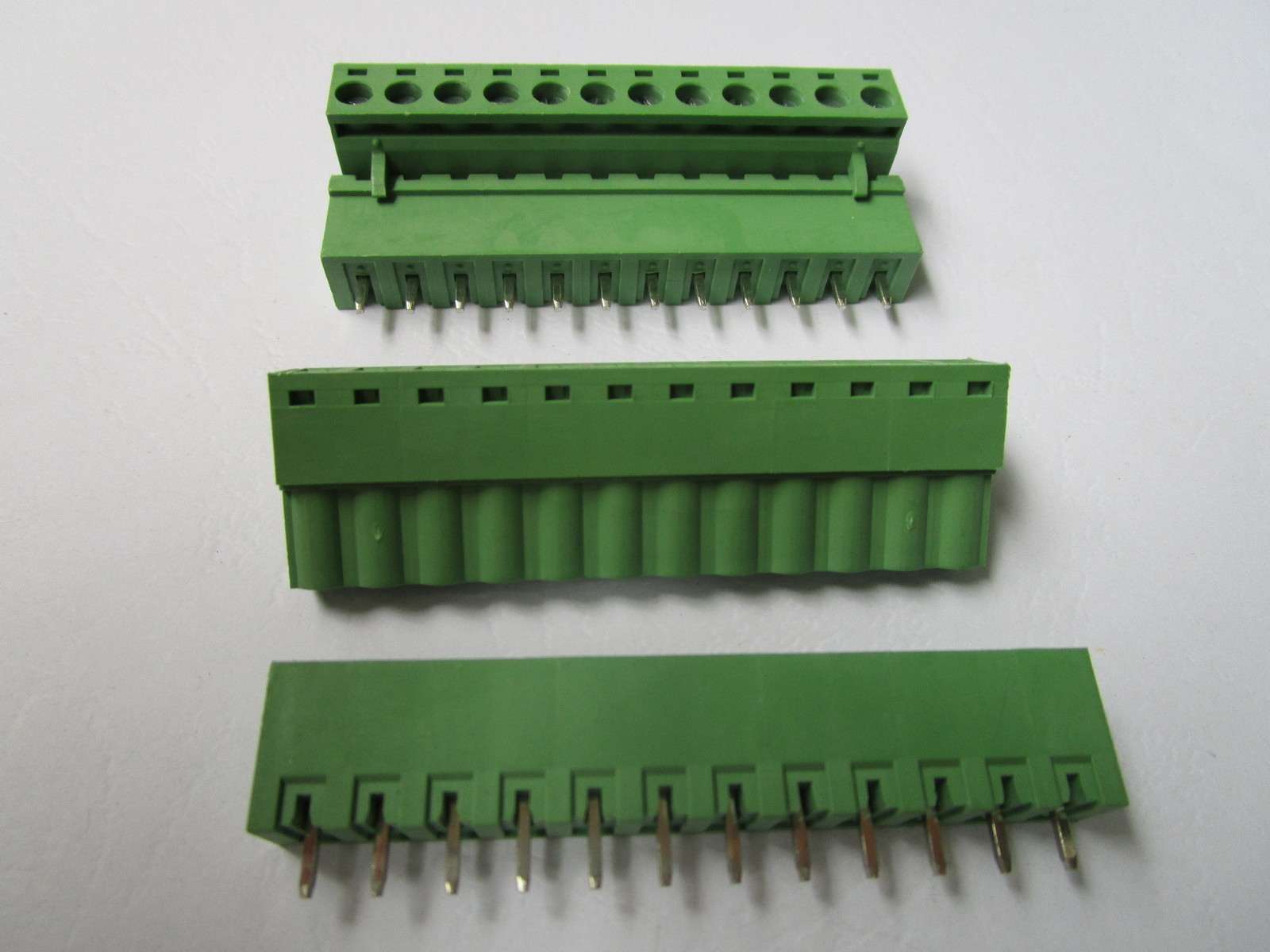 30 pcs Close Straight 12pin 5.08mm Screw Terminal Block Connector Pluggbale Type