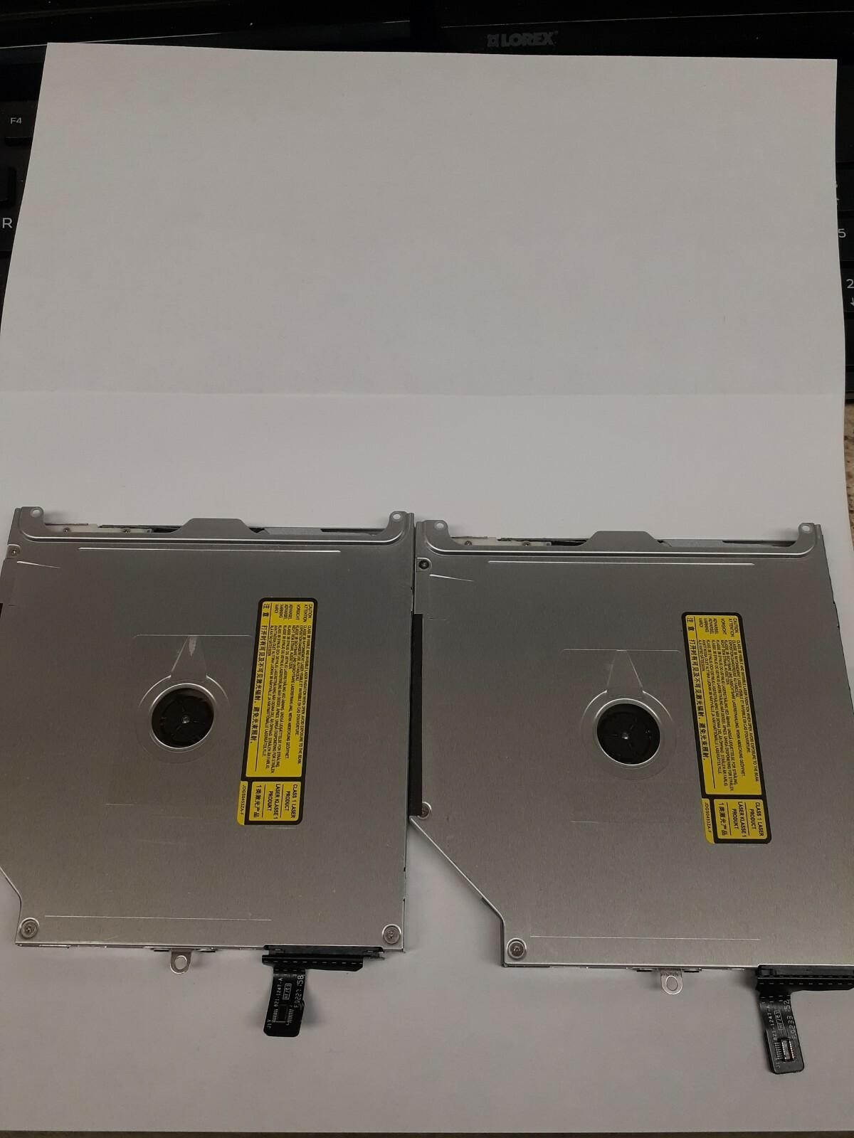 (2) Apple Super 8A8A UJ8A8 Multi DVD Rewriter 678-0611C W/CABLE