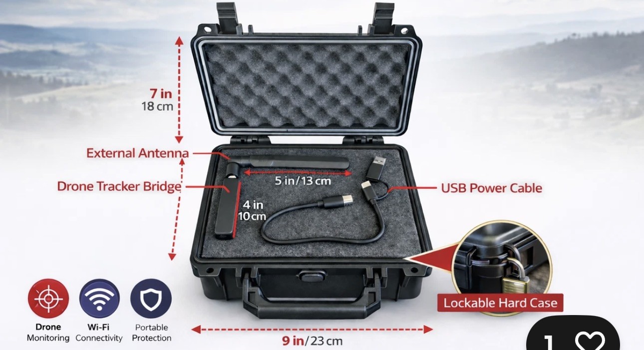 Police Drone Detection Device – Real-Time Drone Airspace Awareness