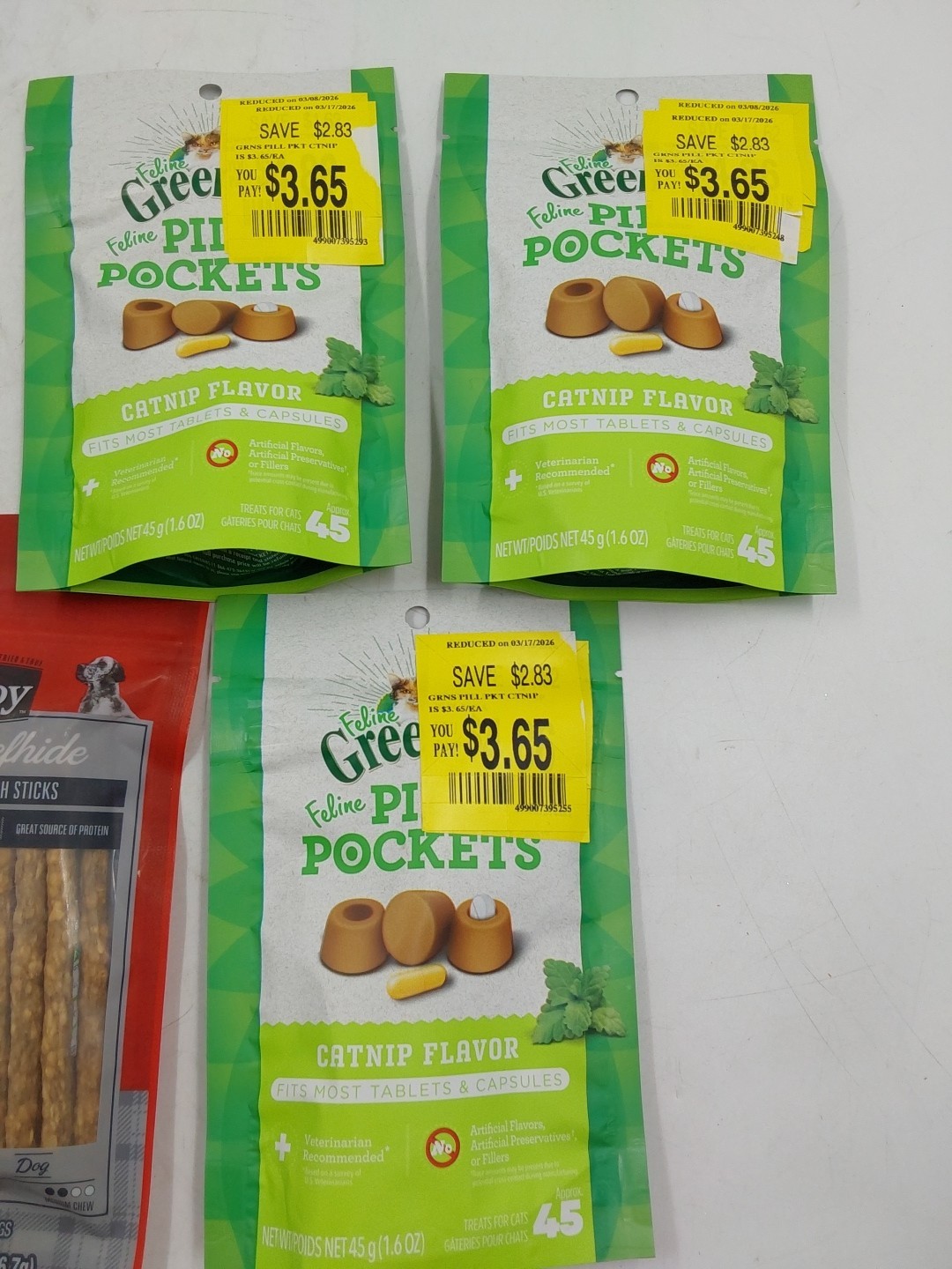 Lot Of Dog Essentials & Treats (Nothing Expired) & 3 Pcks Of Cat Nip