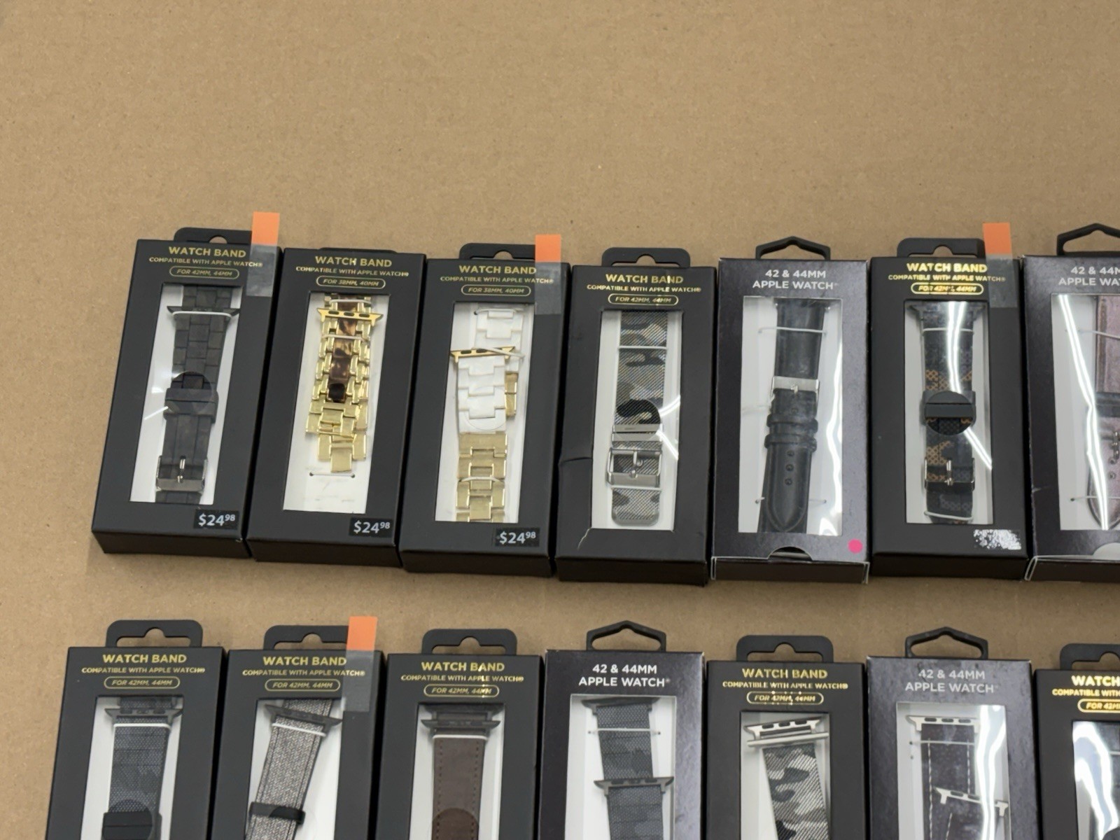 AMAZON WHOLESALE LOT OF 36 APPLE WATCH BANDS AMERICAN EXCHANGE