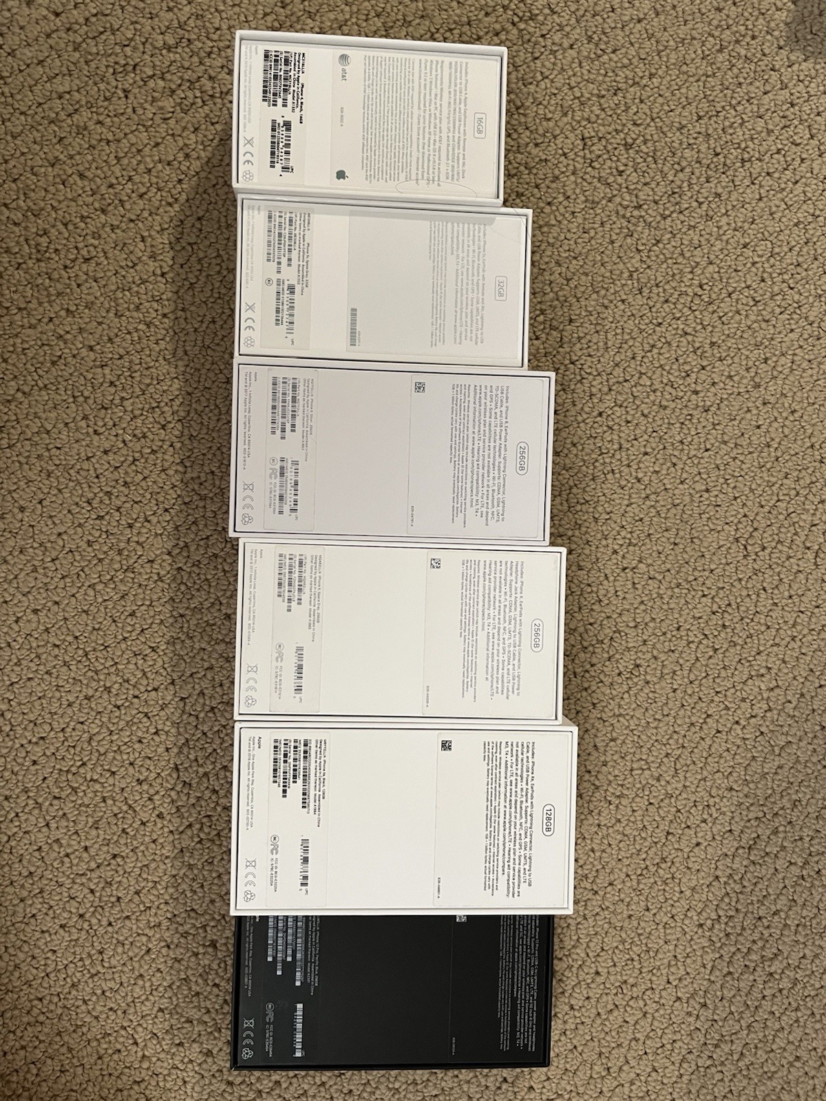 Apple Bose Empty Retail Boxes Lot iPhone MacBook iPad AirPods QuietComfort