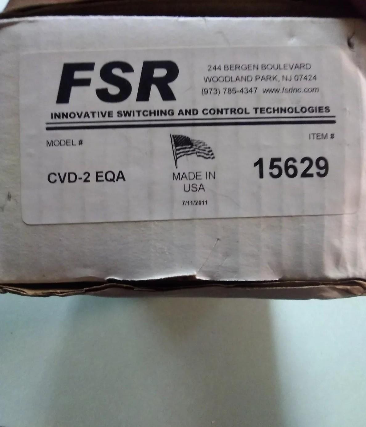 FSR CVD-2EQA Video and Stereo Audio Distribution Amp NEW OPEN FOR PICTURES ONLY