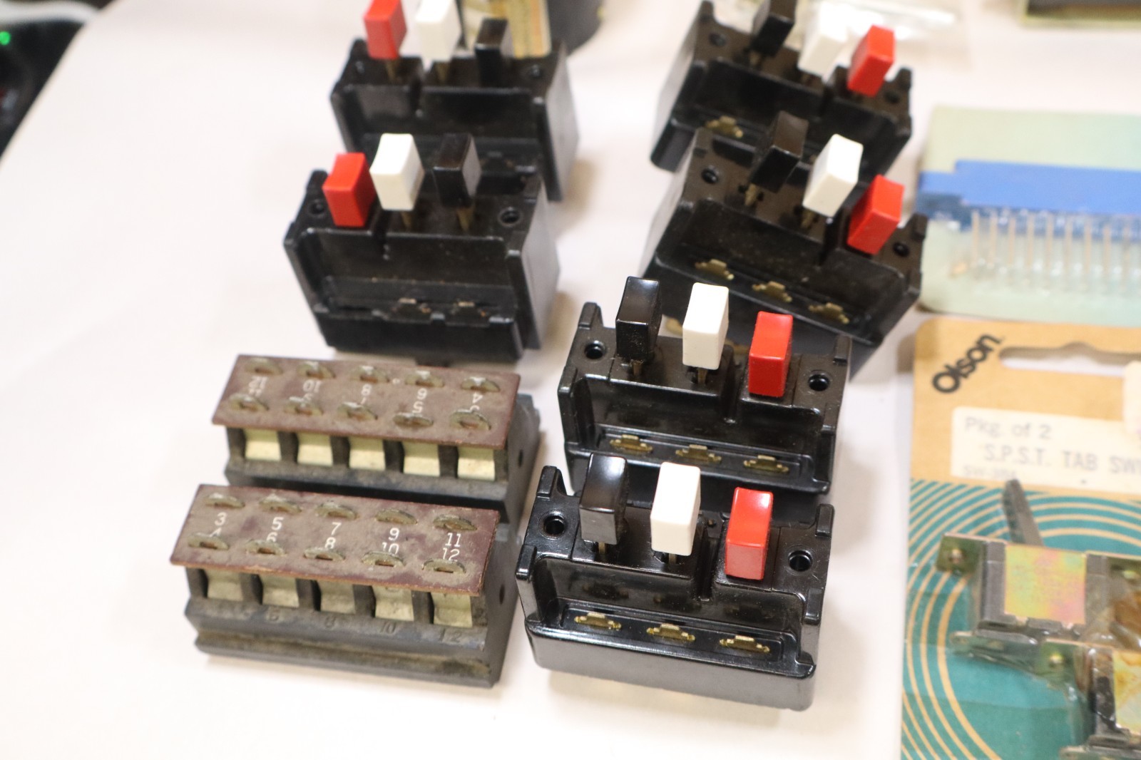 Misc Electronics components switches potentiometers