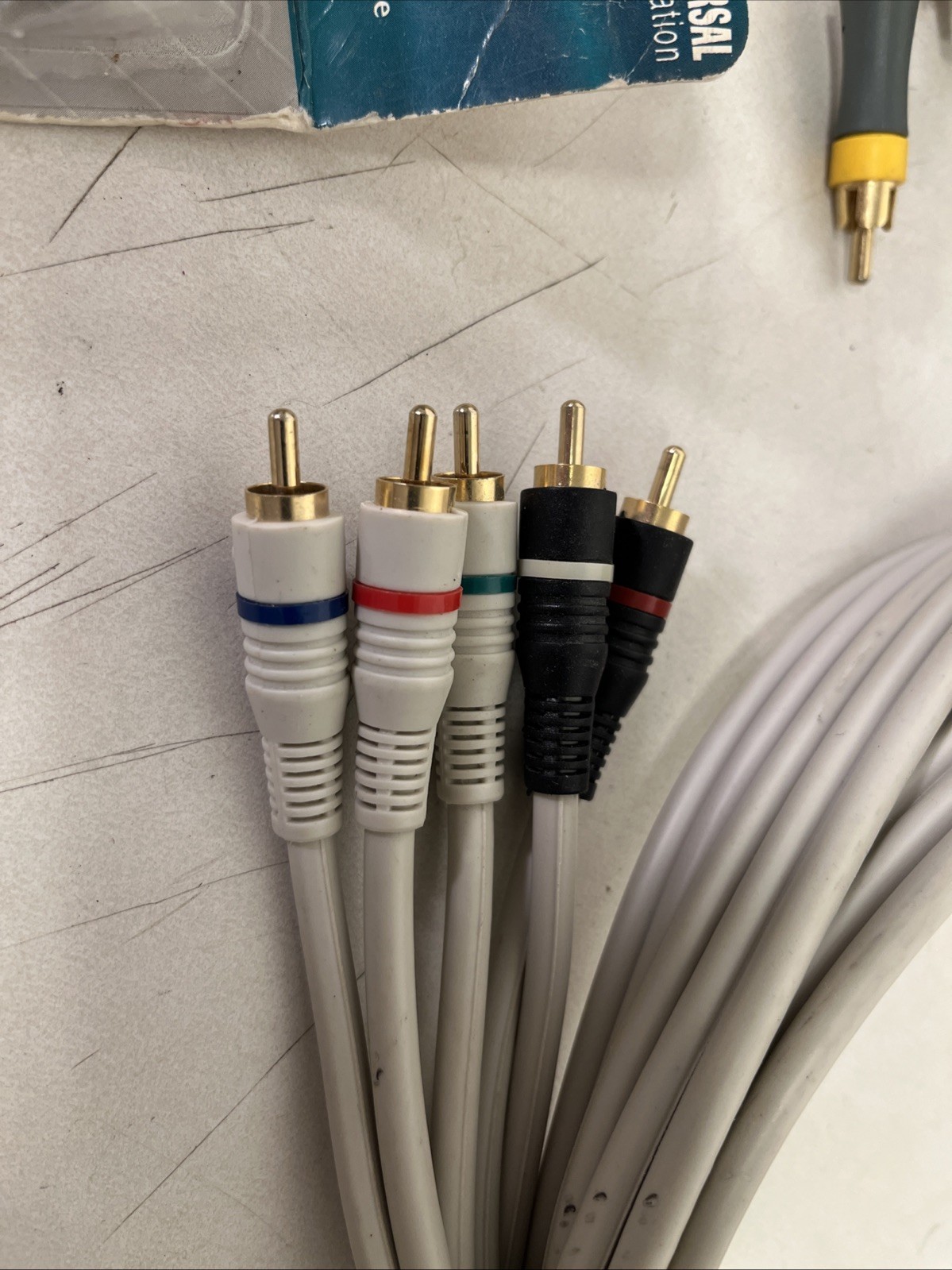 Mix Electronics Lot Microsoft Xbox 360 TV Surround Sound Cables Printer RCA WIRE