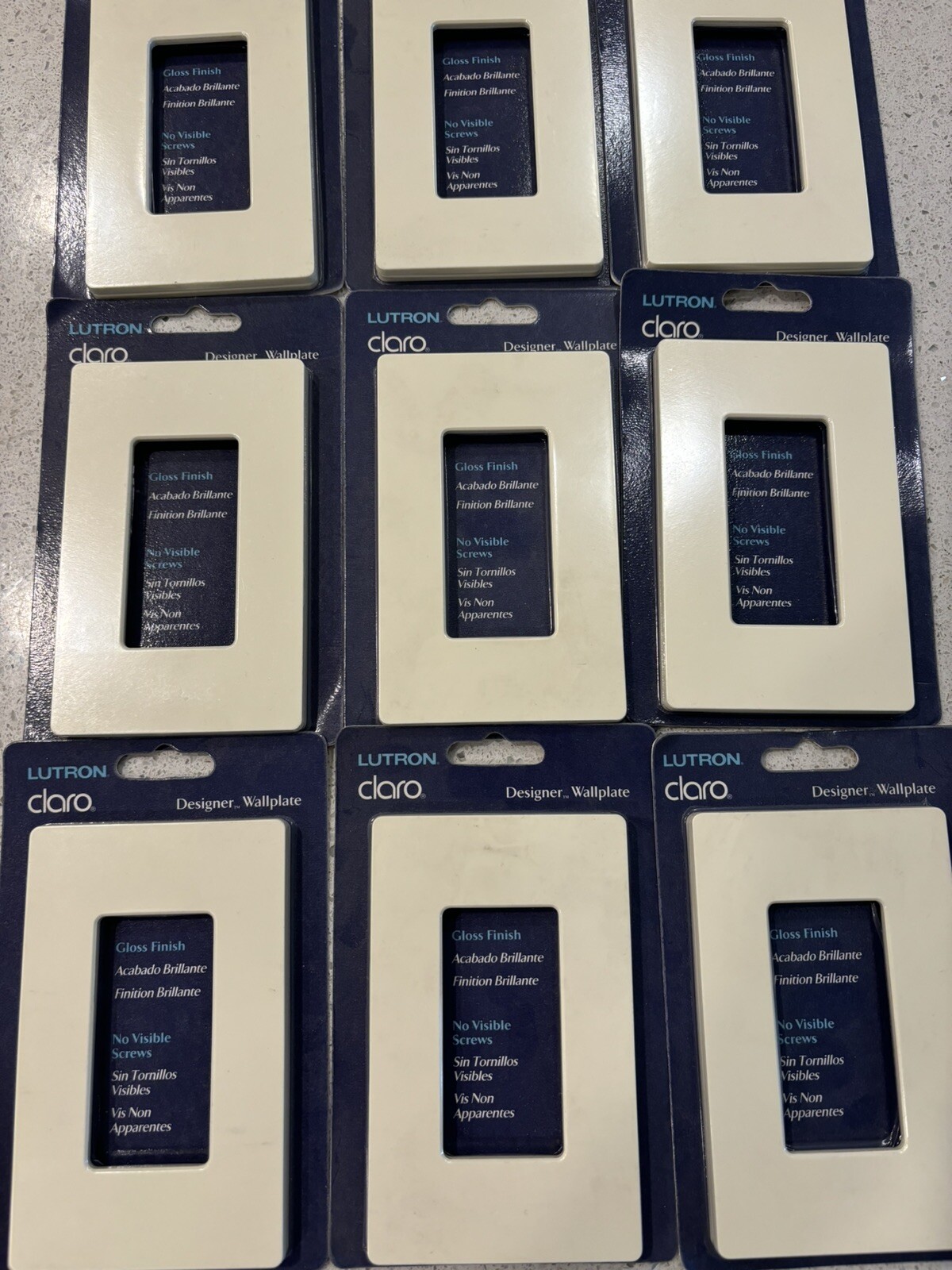 New Lutron Claro CW-1-AL (Almond) Wallplate