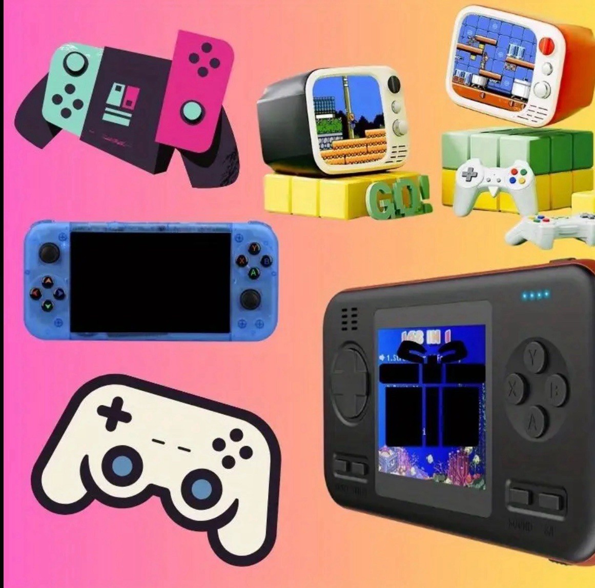 SUPER HOT Like You! Mystery MEGA Loot Electronic Gaming Box Console For Gamers