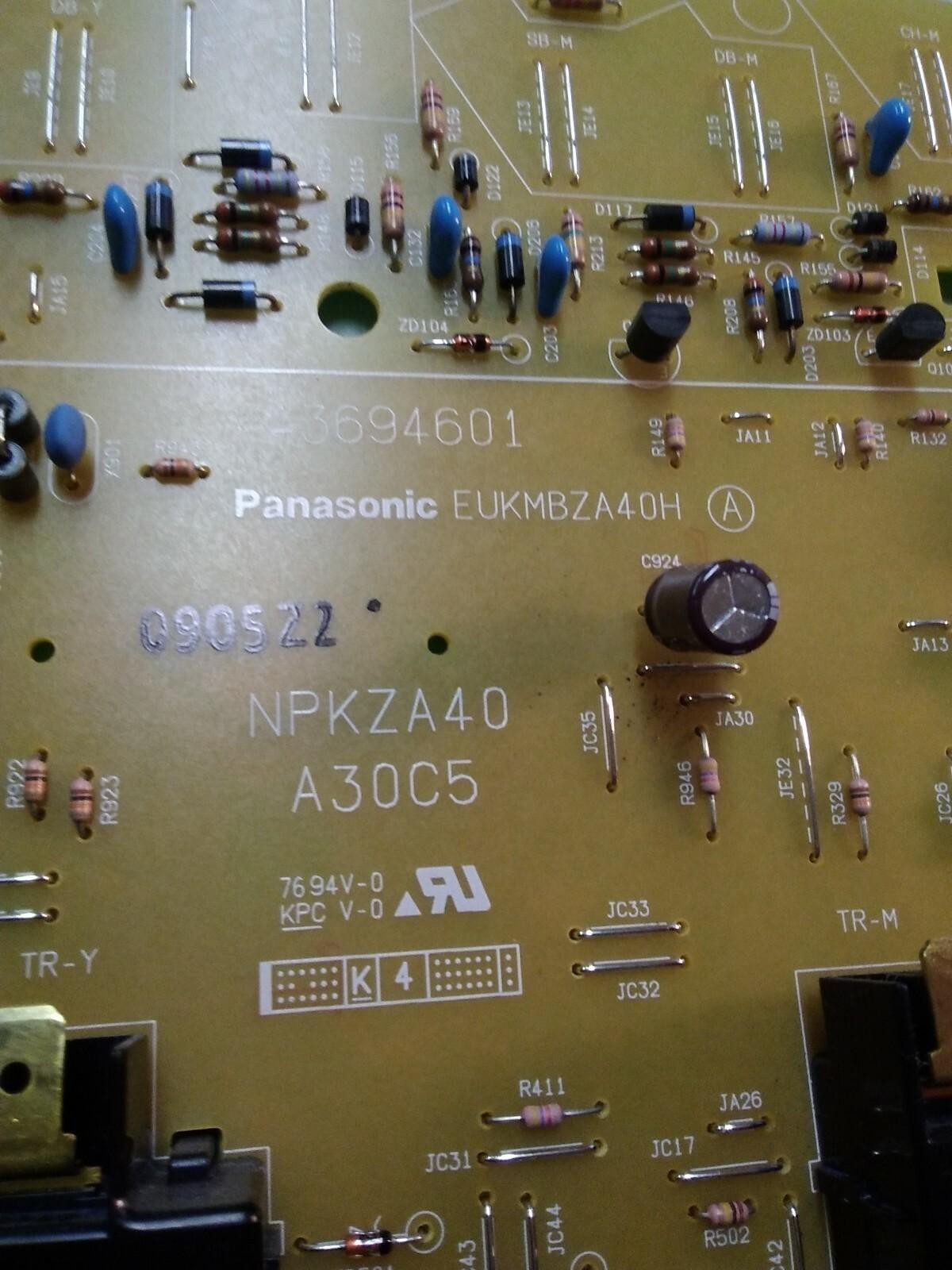 Okidata C5550 High Voltage Power Supply 43694601 EUKMBZA40H NPKZA40 A30C5
