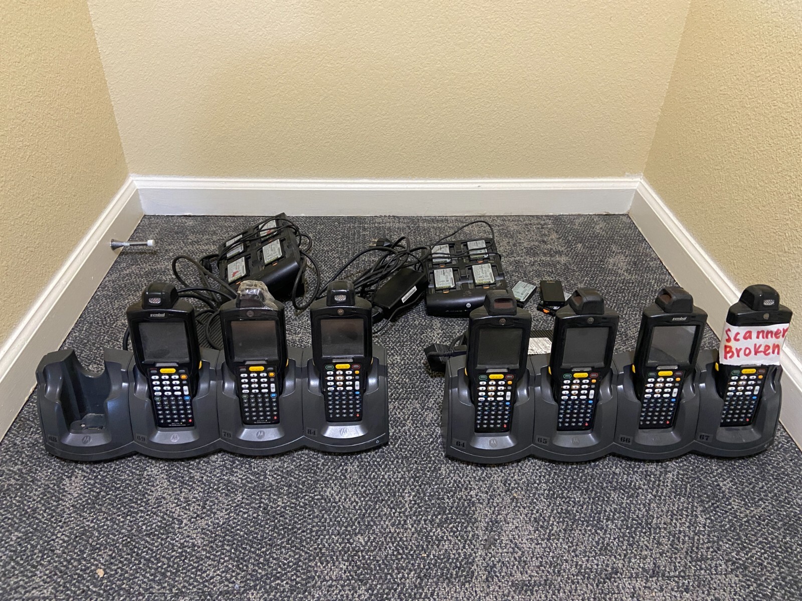 Used Scanner and Portable Printer Lot (Zebra, Motorola)-SOLD AS IS
