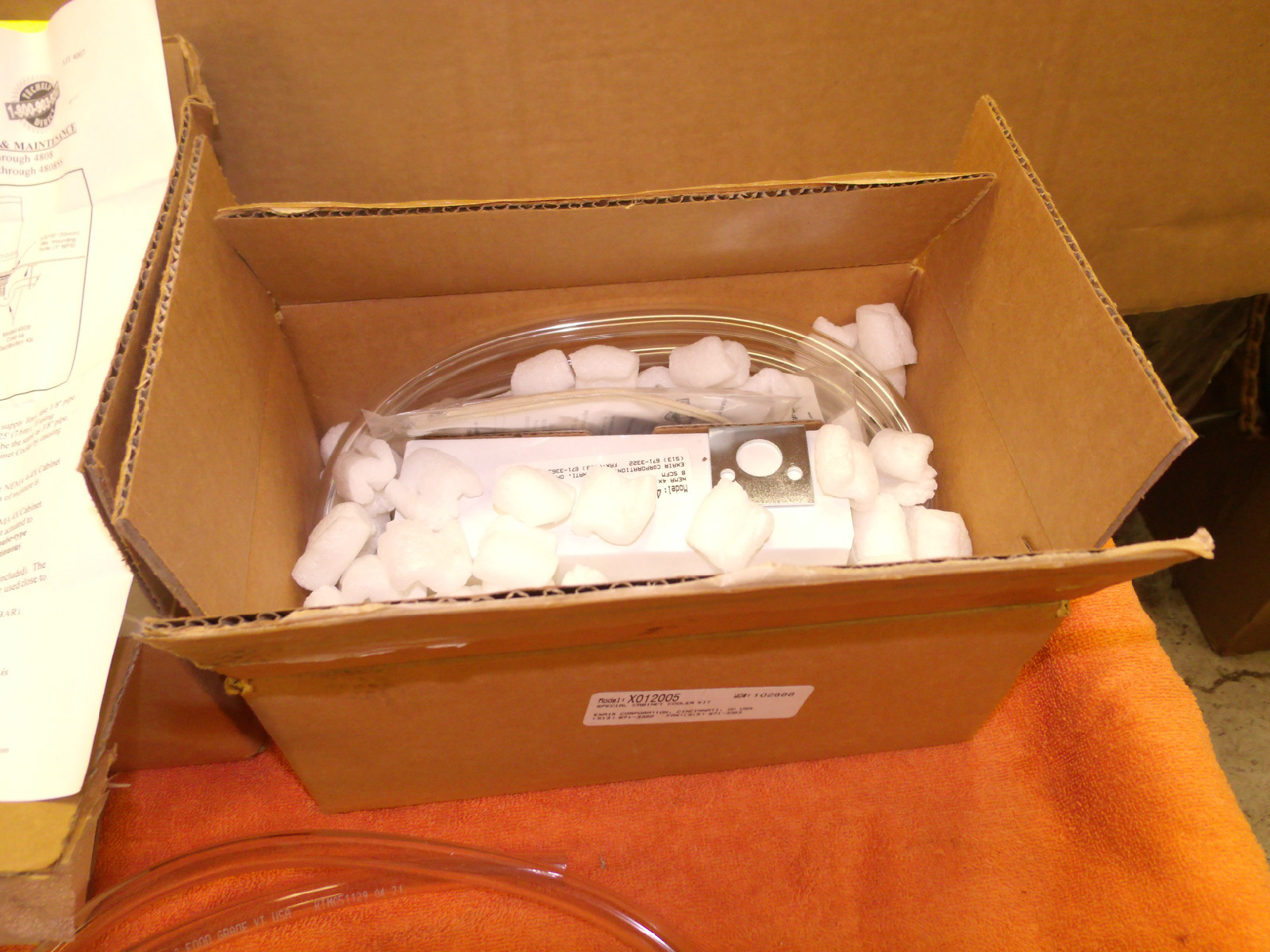 Wexair 4608SS cooler w/ thermostat 9107 complete kit NEW instructions and all