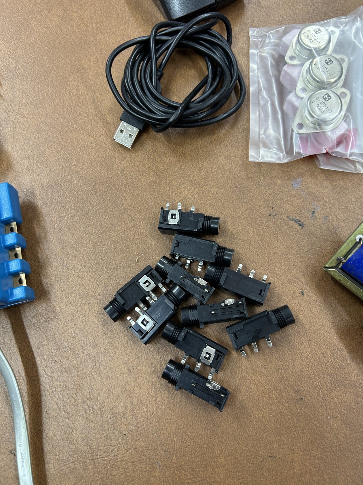 Misc. Electronic parts and test equipment