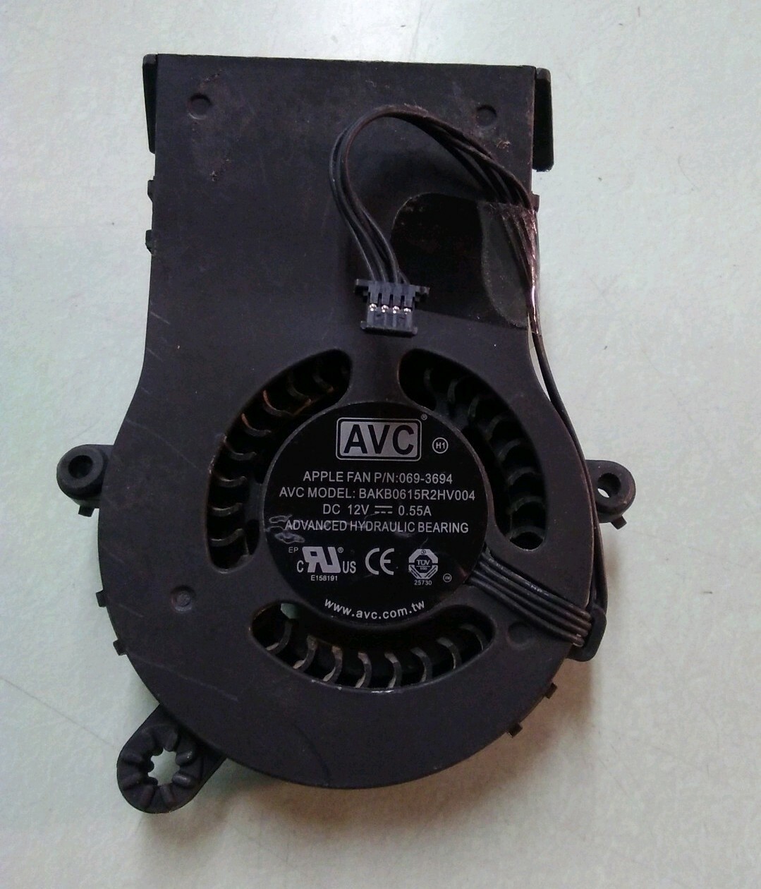 APPLE 069-3694 BAKB0615R2HV004 DC12V 0.55A