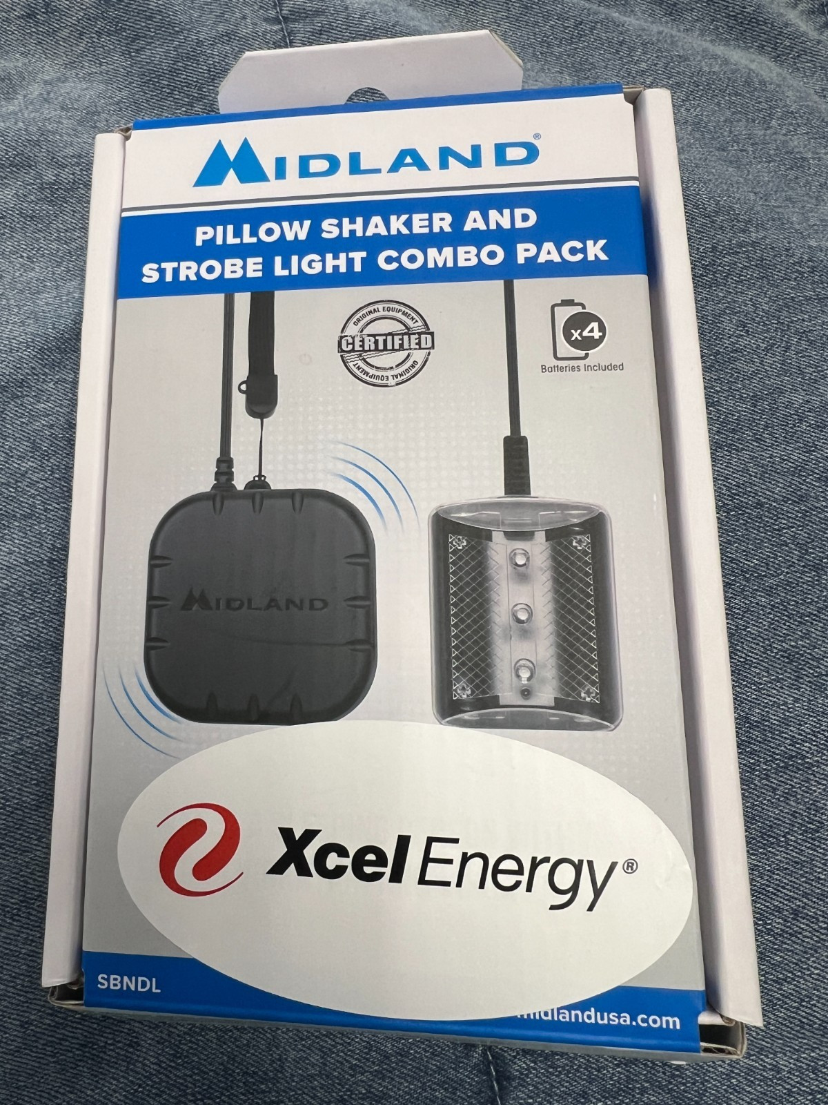 Midland Pillow Shaker and Strobe Light Combo Pack