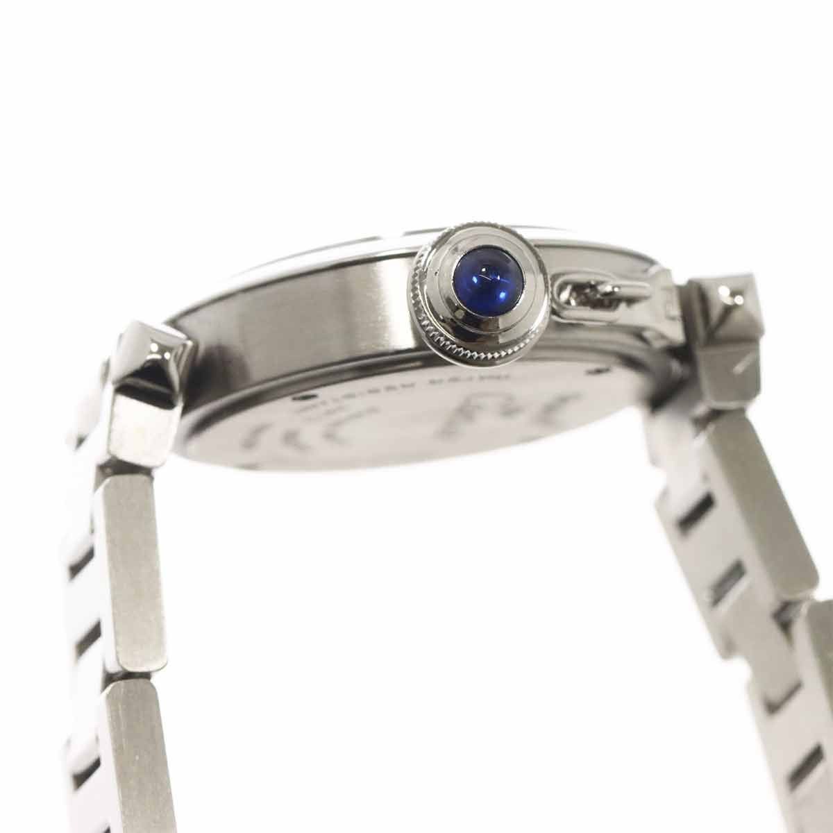 Cartier Watch Miss Pasha W3140007 Silver Quartz Auth Rare Women’s Accessory