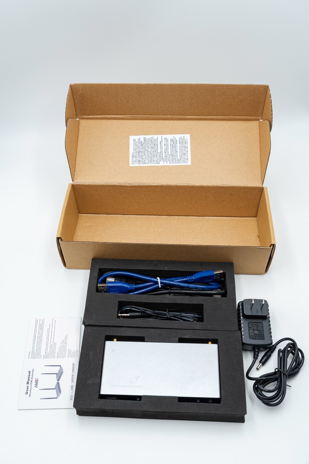 AIMIBO A8-TX Wireless HDMI Transmiter Expandable up to 9 Devices OPEN BOX