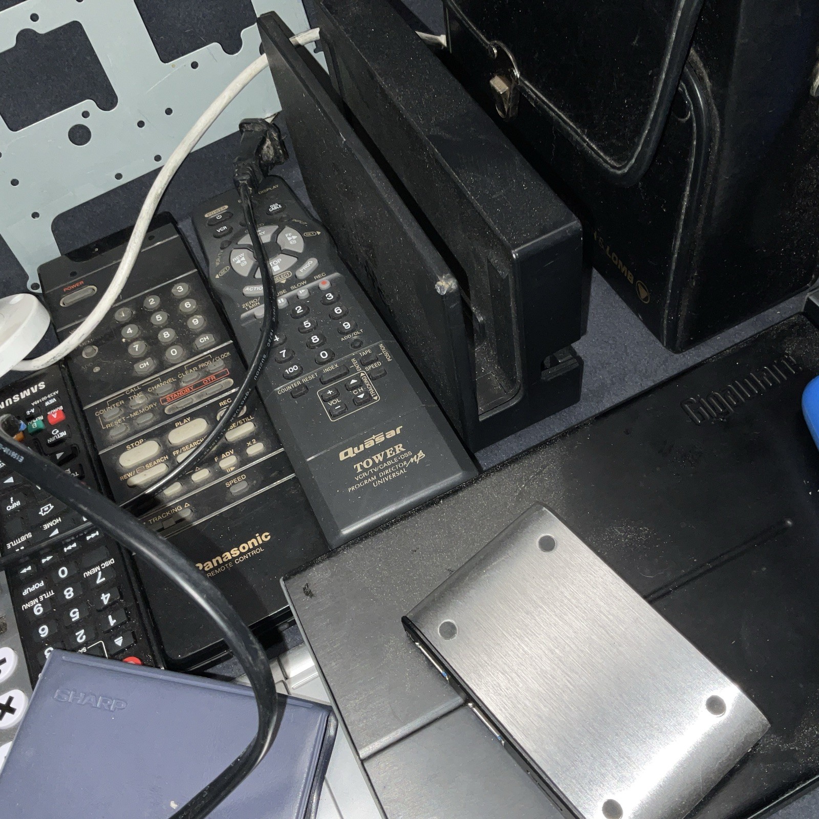 Untested Electronic Lot – External HDD, Garmin, Security Cameras, DVD, Remote