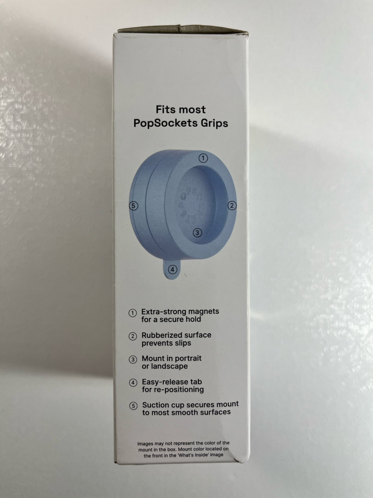 PopSockets Multi-Surface Suction Phone Mount, Detachable Surface Mount
