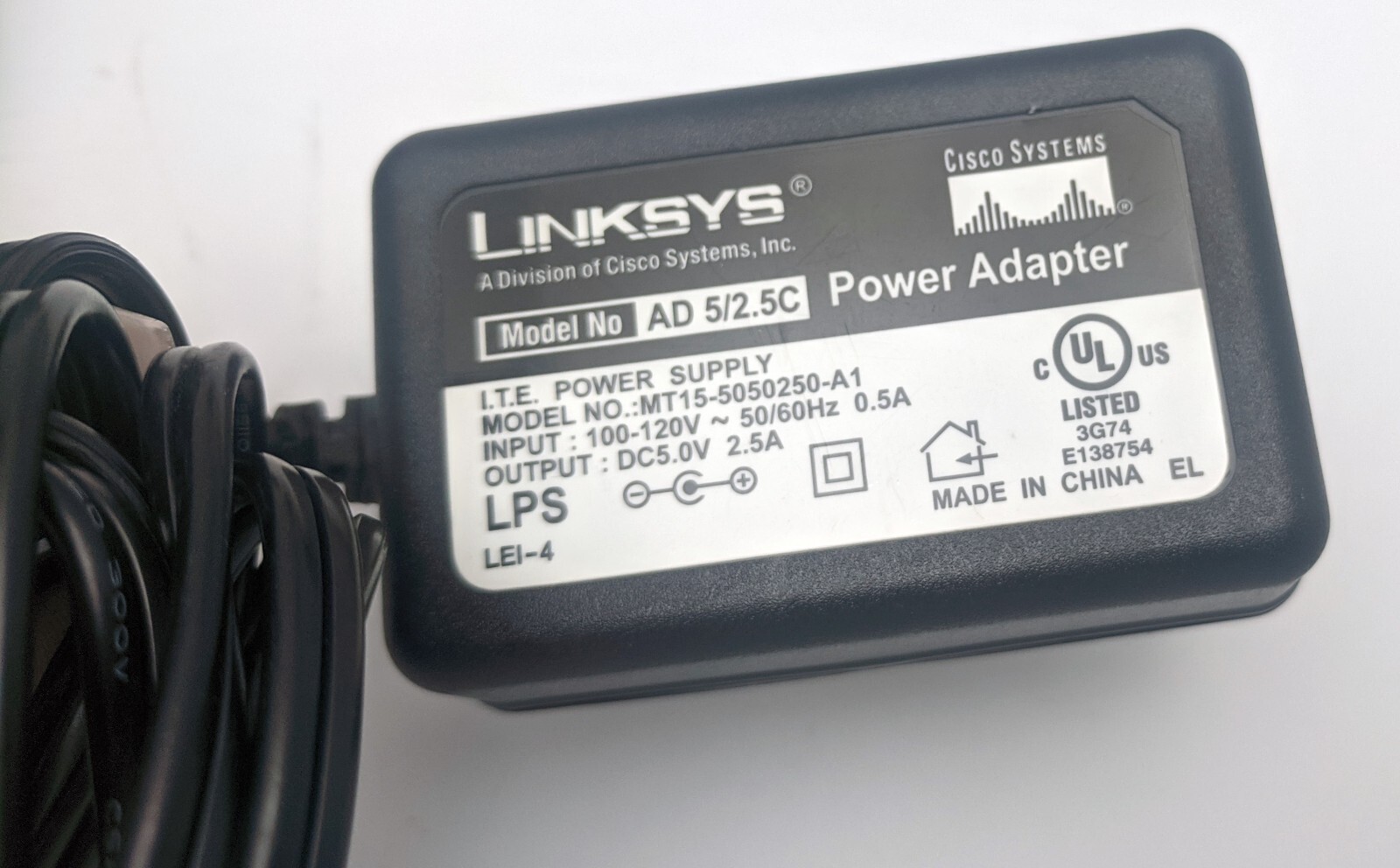 Mixed Lot 1x 4.5V 3x 5V QME ACIworld Linksys Hon-Kwang AC Wall Power Adapters