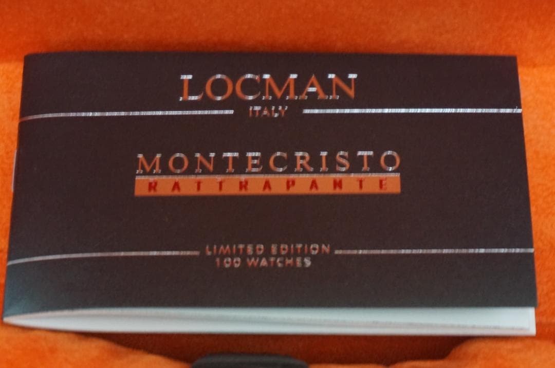 LOCMAN Wristwatch Automatic Split-Seconds Rattrapante w/Box instruction manual