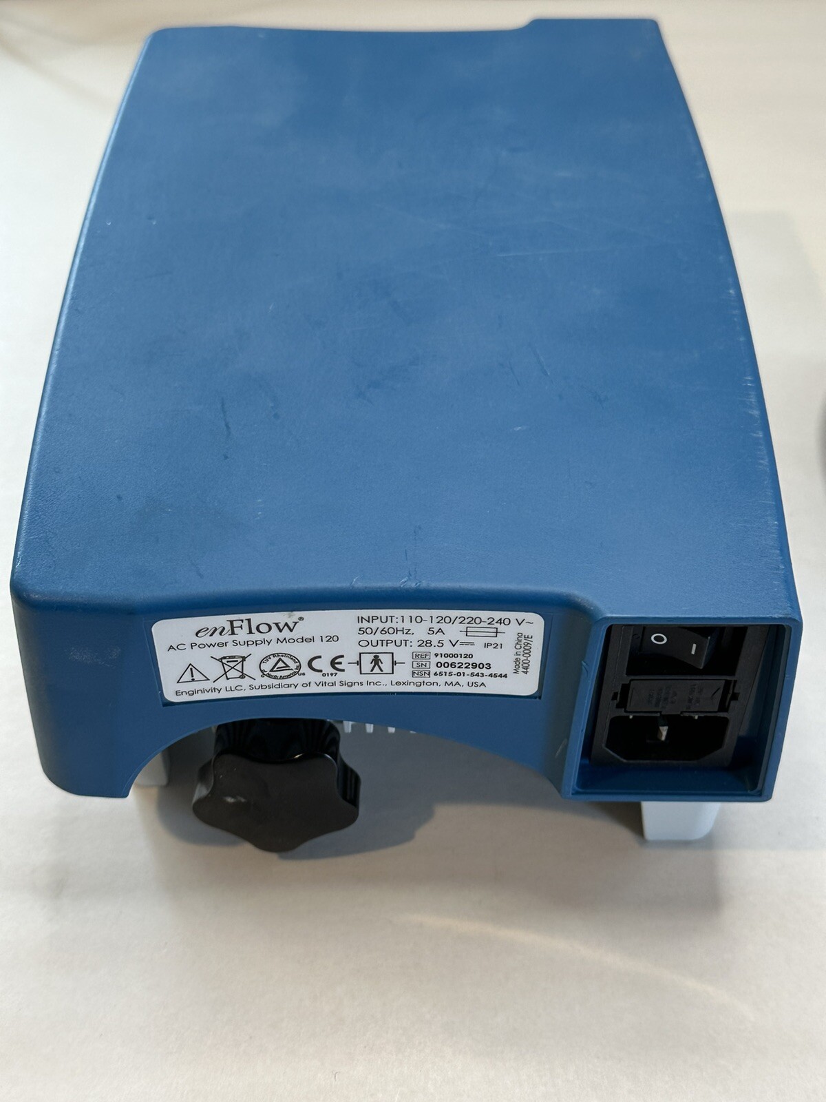 e n F l o w model 120 AC Power Supply With Cord Free Shipping 4400-0009/E