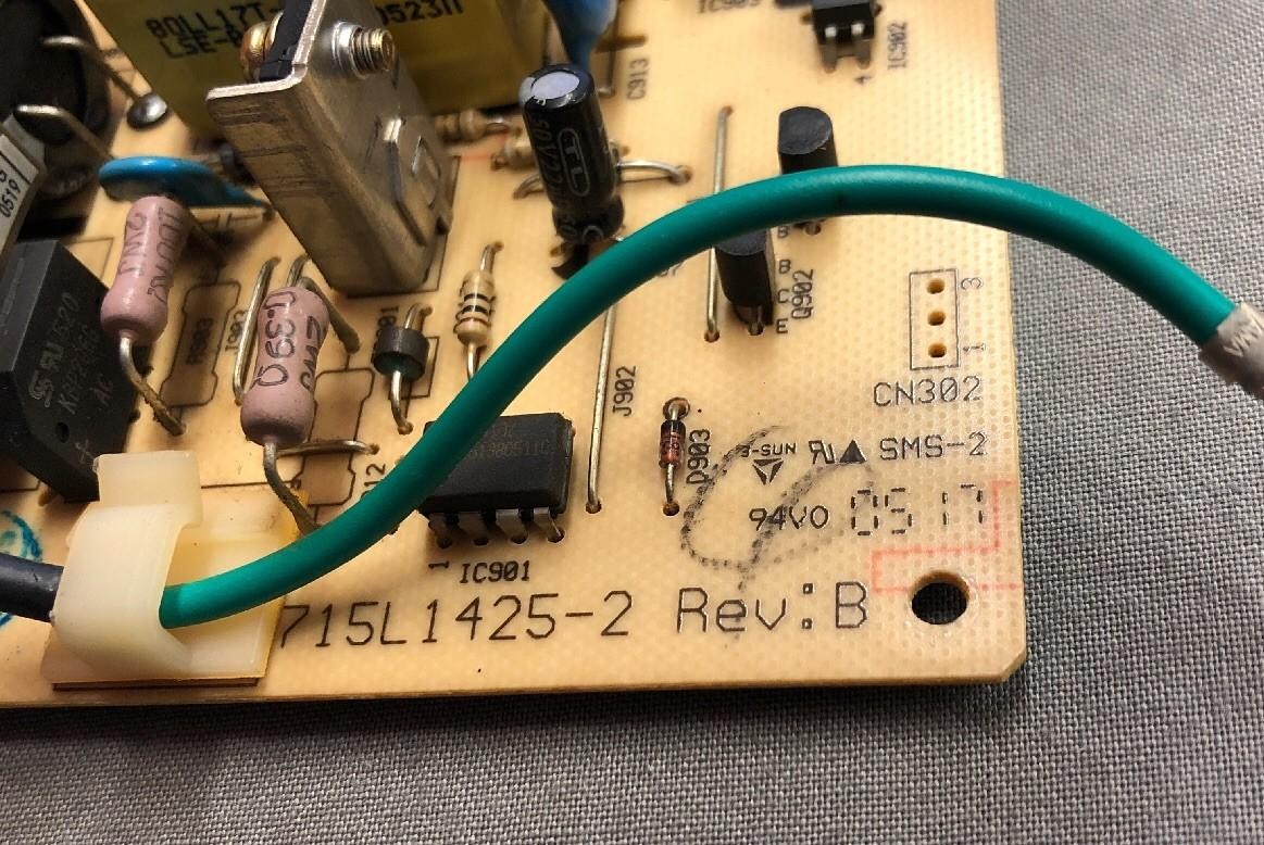 HP HSTND-2A02 Monitor LCD Monitor Power Supply Board 715L1425-2 REV B