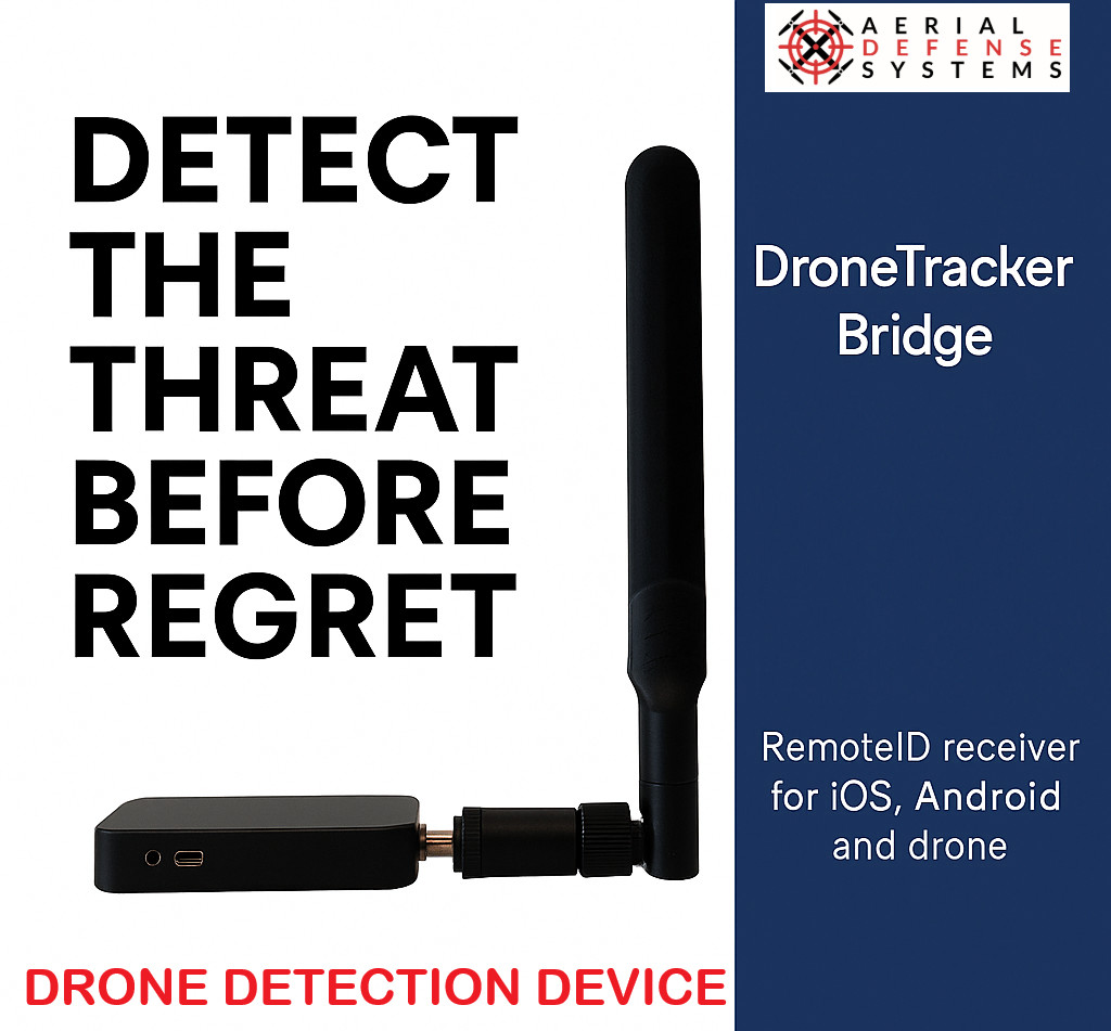 Police Drone and Pilot Detection Device –Handheld Remote ID Receiver for Phone–