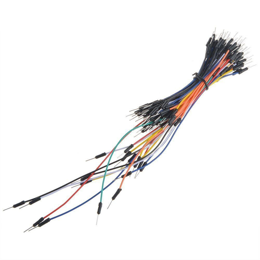 65Pcs Male to Male Solderless Flexible Breadboard Jumper Cable Wires For Arduino