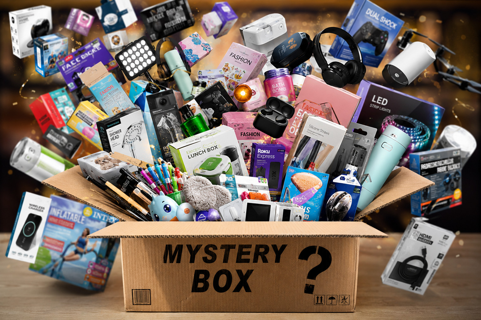 Liquidation Overstock Box New Mixed Retail Merchandise Fast Shipping