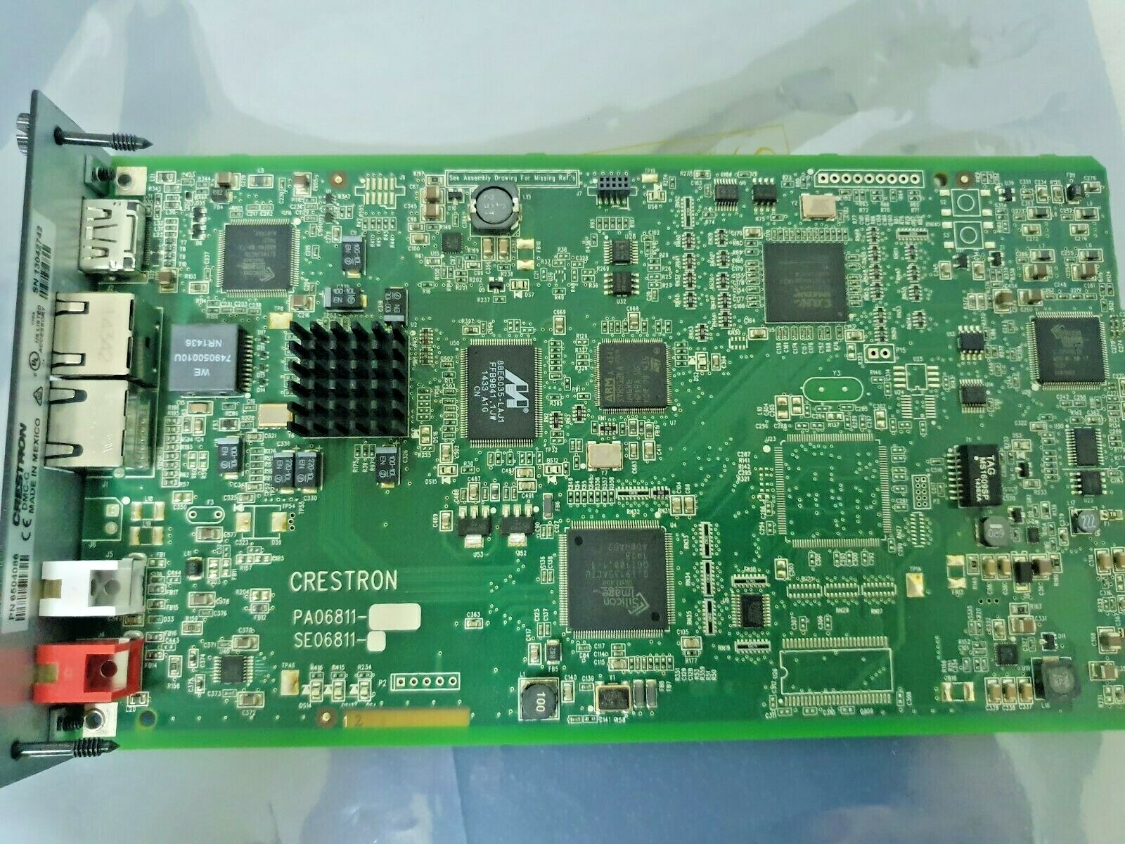 Crestron DMC-C PA06811/SE06811 PCB,Used,Mexico&96076
